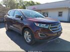 2017 Ford Edge Sel Maroon vin: 2FMPK4J96HBB43991