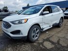 2021 Ford Edge Sel White vin: 2FMPK4J98MBA22146