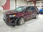 2019 Ford Edge Sel Burgundy vin: 2FMPK4J9XKBC59024