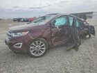 2017 Ford Edge Titanium Burgundy vin: 2FMPK4K83HBB37247