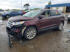 2018 Ford Edge Titanium Burgundy vin: 2FMPK4K91JBB94528