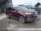 2021 Ford Edge Titanium Maroon vin: 2FMPK4K94MBA34955