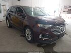 2021 Ford Edge Titanium Темно-бордовый vin: 2FMPK4K94MBA48659