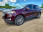 2019 Ford Edge Titanium Burgundy vin: 2FMPK4K95KBB74641
