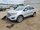 2017 Ford Edge Titanium Серебряный vin: 2FMPK4K98HBC03459