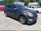 2016 Chevrolet Equinox Lt Gray vin: 2GNALCEK9G6172009