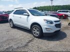2017 Chevrolet Equinox Lt White vin: 2GNALCEK9H1601115