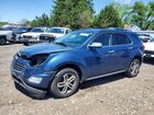 2017 Chevrolet Equinox Premier Синий vin: 2GNALDEK2H6160498