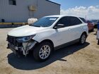 2019 Chevrolet Equinox Ls White vin: 2GNAXHEV4K6200075