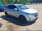 2020 Chevrolet Equinox Fwd Lt 1.5l Turbo Silver vin: 2GNAXKEV4L6228554