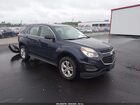 2016 Chevrolet Equinox Ls Blue vin: 2GNFLEEK9G6201882