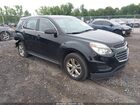 2016 Chevrolet Equinox Ls Black vin: 2GNFLEEKXG6168441
