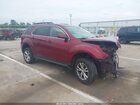 2017 Chevrolet Equinox Lt Red vin: 2GNFLFE32H6250518