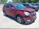 2016 Chevrolet Equinox Lt Бордовый vin: 2GNFLFEK2G6128134