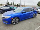 2016 Honda Civic Exl Blue vin: 2HGFC1F78GH642338