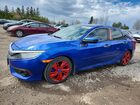 2016 Honda Civic Touring 4dr Blue vin: 2HGFC1F90GH107800