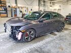 2018 Honda Civic Touring Gray vin: 2HGFC1F92JH107725