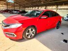2020 Honda Civic Lx Red vin: 2HGFC2F60LH559784