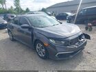 2020 Honda Civic Lx Gray vin: 2HGFC2F69LH550582