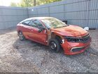 2020 Honda Civic Lx Red vin: 2HGFC2F69LH578883