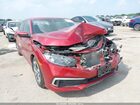 2021 Honda Civic Lx Red vin: 2HGFC2F69MH548882