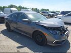 2020 Honda Civic Lx Gray vin: 2HGFC2F6XLH539221