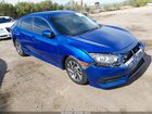 2018 Honda Civic Ex Blue vin: 2HGFC2F73JH552737