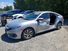 2018 Honda Civic Ex Silver vin: 2HGFC2F8XJH026565
