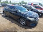 2016 Honda Civic Lx Black vin: 2HGFC4B54GH304294