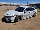 2022 Honda Civic Lx White vin: 2HGFE2F25NH518531