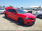 2023 Honda Civic Sport Red vin: 2HGFE2F54PH509641