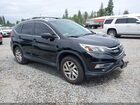 2016 Honda Cr-v Ex-l Black vin: 2HKRM4H76GH653501