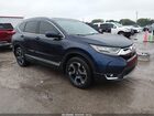 2017 Honda Cr-v Touring Blue vin: 2HKRW2H9XHH636332