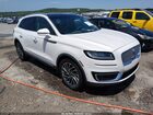2019 Lincoln Nautilus Reserve White vin: 2LMPJ6LP1KBL19559