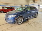 2017 Lincoln Mkx Reserve Blue vin: 2LMPJ8LR2HBL35212