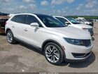 2018 Lincoln Mkx Reserve White vin: 2LMPJ8LR2JBL37466