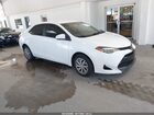 2018 Toyota Corolla Le White vin: 2T1BURHE0JC086371