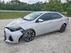 2018 Toyota Corolla Se Silver vin: 2T1BURHE2JC017763