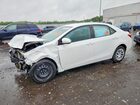 2019 Toyota Corolla Le White vin: 2T1BURHE2KC129366
