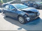 2019 Toyota Corolla Le Gray vin: 2T1BURHE2KC244677