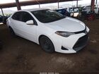 2018 Toyota Corolla Le White vin: 2T1BURHE3JC034068
