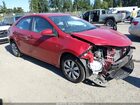 2016 Toyota Corolla Le Burgundy vin: 2T1BURHE4GC641556