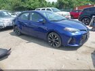 2018 Toyota Corolla Se Синий vin: 2T1BURHE4JC069590