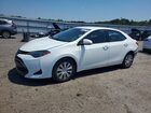 2018 Toyota Corolla Le White vin: 2T1BURHE4JC089726