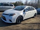 2016 Toyota Corolla L White vin: 2T1BURHE6GC676812