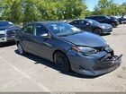 2018 Toyota Corolla Le Gray vin: 2T1BURHE7JC989522