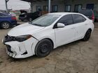 2019 Toyota Corolla Le White vin: 2T1BURHE7KC201596