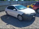 2016 Toyota Corolla Le White vin: 2T1BURHE8GC618930
