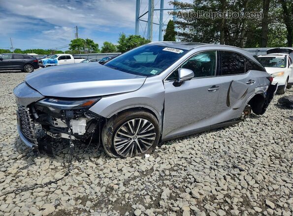 2T2BBMCA5RC031404 2024 LEXUS RX Silver Առջևի ձախ երեք քառորդ տեսարան