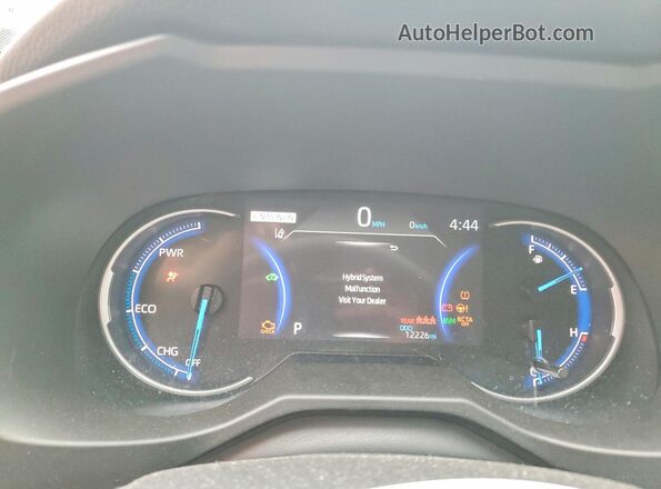 2T3B6RFV4RW073492 2024 TOYOTA RAV4 Black Widok zestawu wskaźników